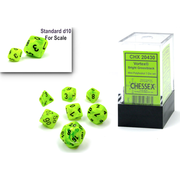 Chessex 7-Piece Mini RPG Dice Set