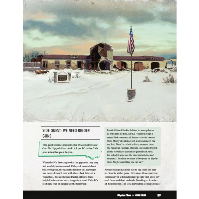 Modiphius Fallout RPG: Winter of Atom Quest Book