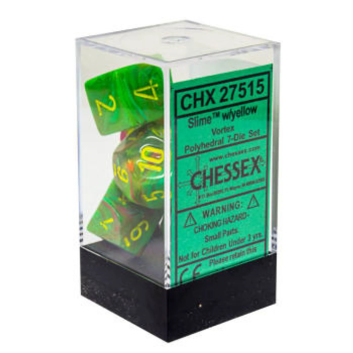 Chessex 7-Piece RPG Dice Set: Vortex (Assorted Colours)