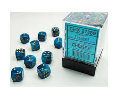 Chessex 36d6 Dice Block (12mm): Phantom (Assorted Colours)
