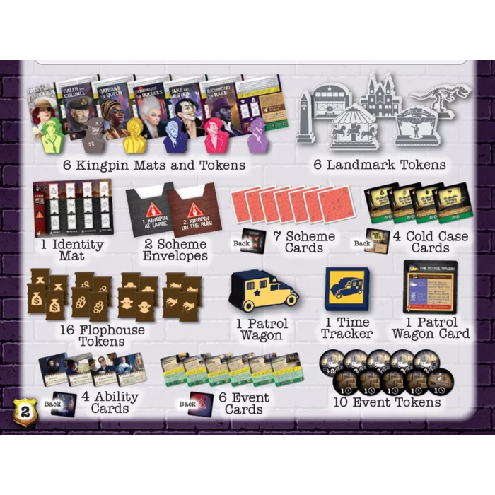 Gamelyn Games Tiny Epic Crimes: Kingpins Expansion