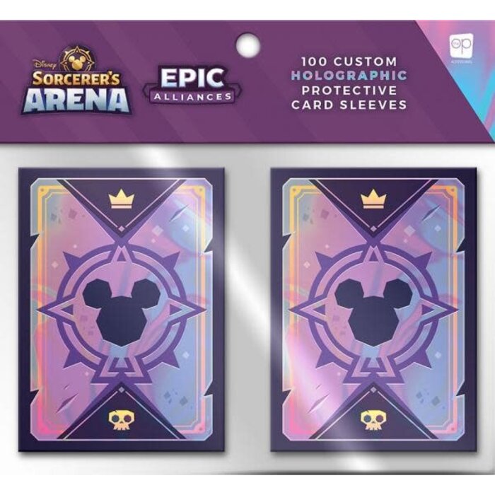USAOpoly Sleeves - 2.5"x 3.5" USAopoly Disney Sorcerer's Arena 100/pk