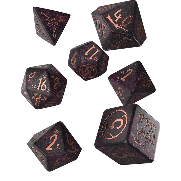 Q-Workshop 7-Piece RPG Dice Set: Dogs -