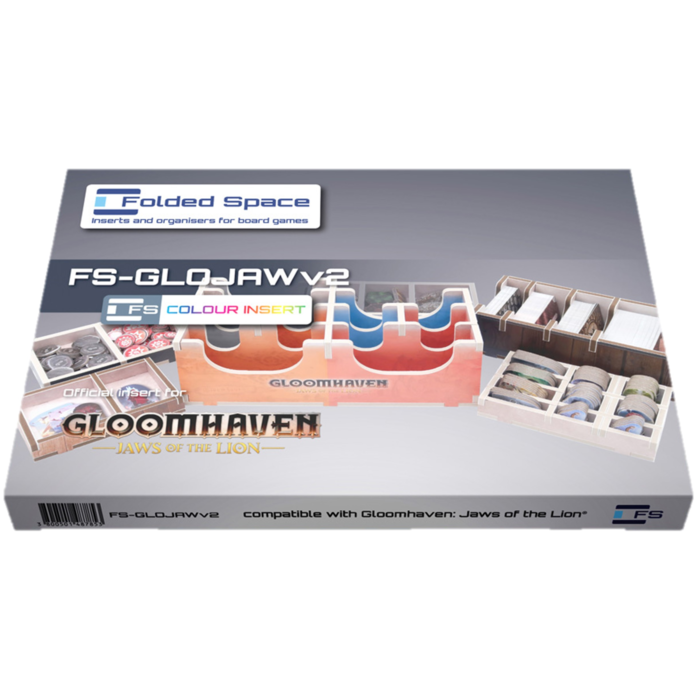 Folded Space Insert for Gloomhaven: Jaws of the Lion V2 Deluxe