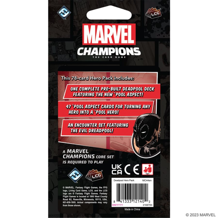 Fantasy Flight Games Marvel Champions LCG: Deadpool Hero Pack