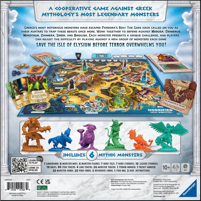 Ravensburger Horrified: Greek Monsters