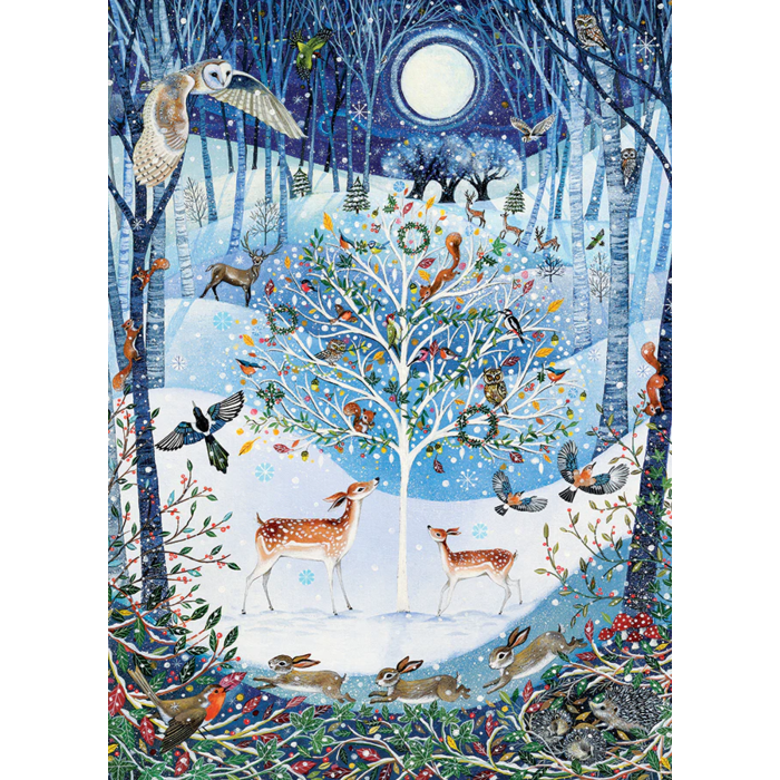 Cobble Hill Puzzles 500 pcs - Winter Woodland
