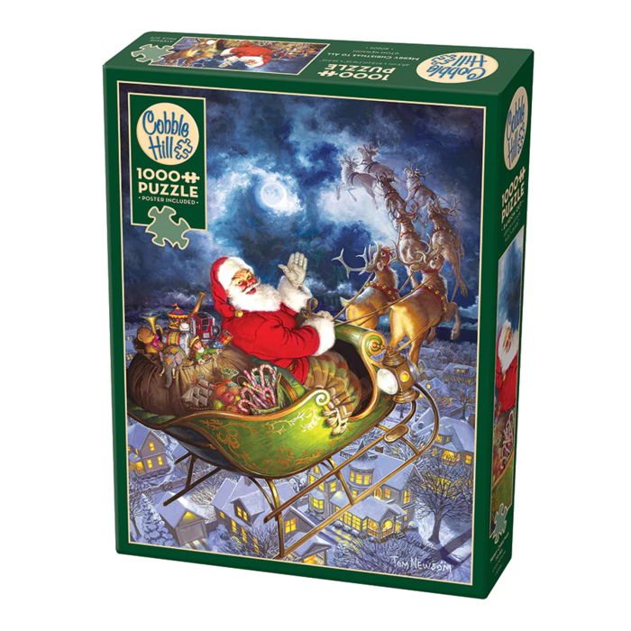 Cobble Hill Puzzles 1000 pcs - Merry Christmas to All