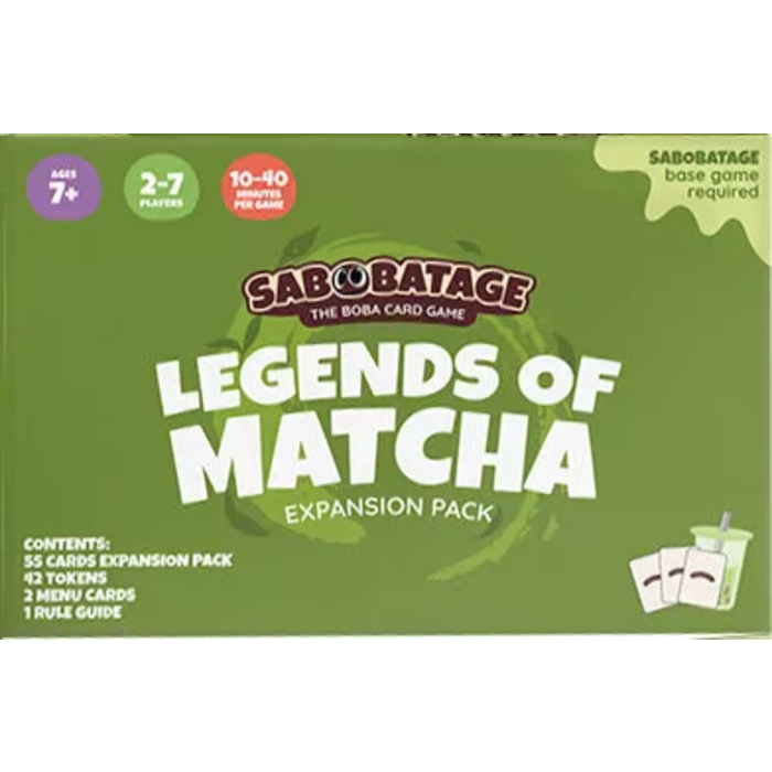 Misc Board Games Sabobatage: Legends of Matcha Expansion