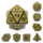 7-Piece RPG Dice Set: Magic Flame