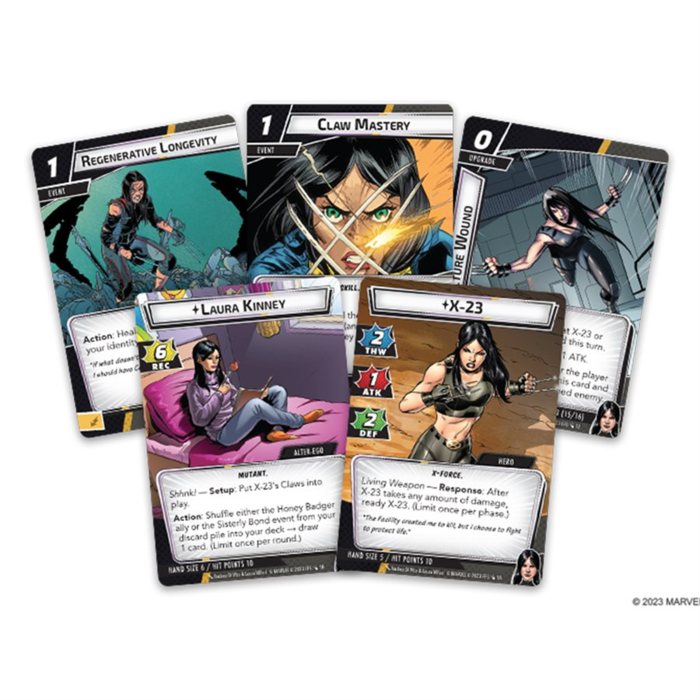 Fantasy Flight Games Marvel Champions LCG: X-23 Hero Pack