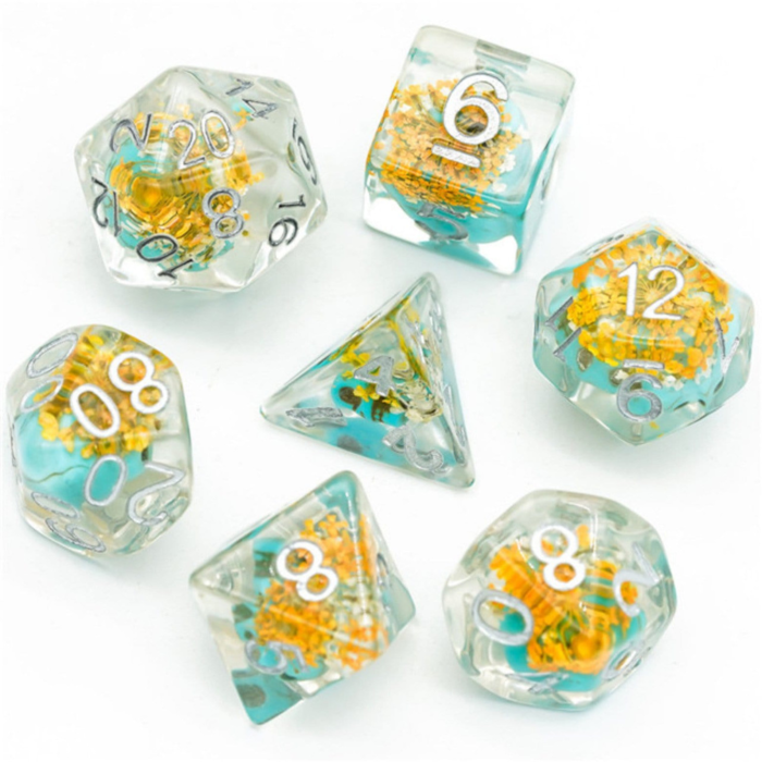 Foam Brain Games 7-Piece RPG Dice Set: Interior Design (Assorted Designs)