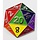 Enamel Pin D20 Pride