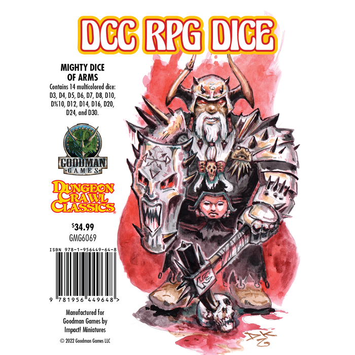 Goodman Games Dungeon Crawl Classics - RPG Dice Set -