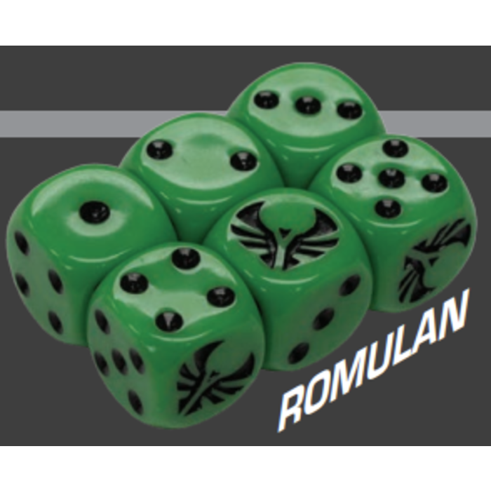 Gale Force Nine Star Trek Away Missions: Romulan Dice Set