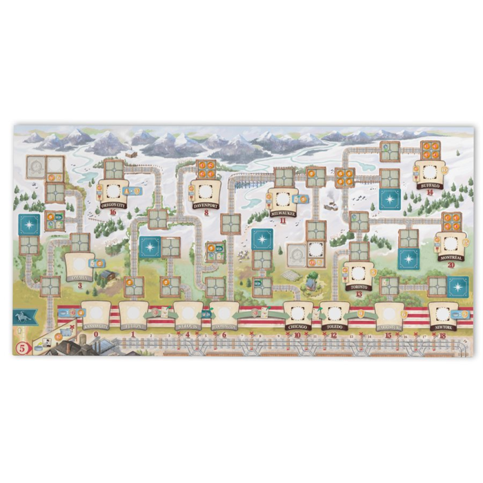 Lookout Games Great Western Trail Second Editon: Rails to the North Expansion