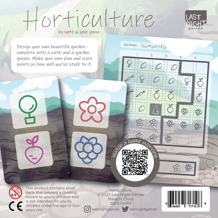 Misc Board Games Horticulture