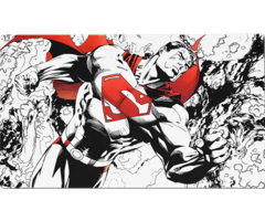 Arcane Tinmen Playmat - Dragon Shield: Superman Red/White