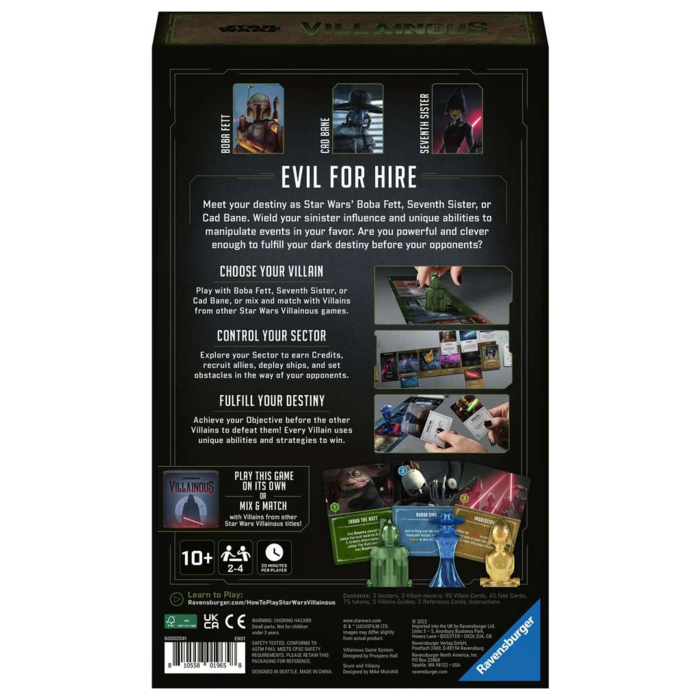 Ravensburger Star Wars Villainous: Scum & Villainy Standalone Expansion