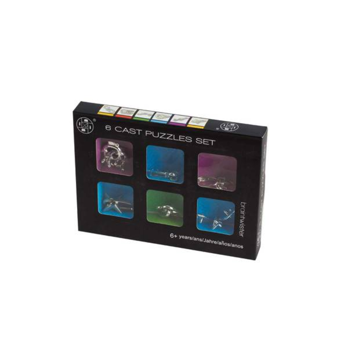 CHH 6 Assorted Metal Puzzles Set