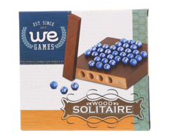 Wood Expressions Classic Marble Solitaire – 5" Travel Size