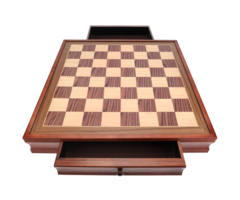 Wood Expressions Chessboard 19" - Deluxe Camphor Wood with Storage
