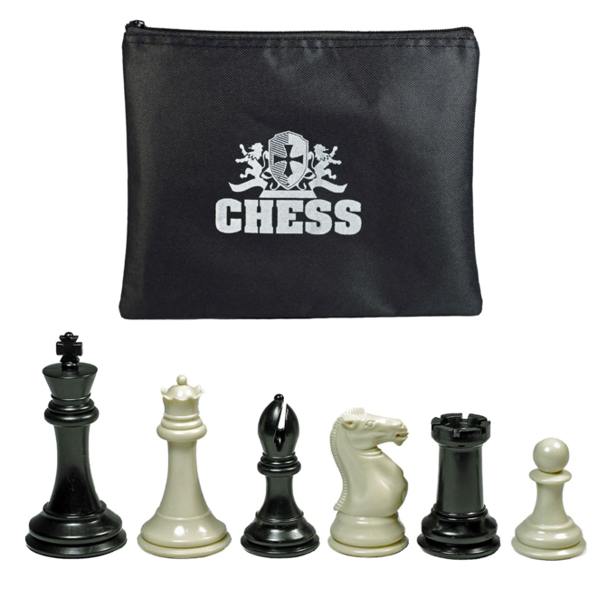 Ultimate Compact Tournament Chess Set with Black Fold-up Board & Triple  Weighted Pieces – Wood Expressions