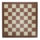 Chessboard 22" - Walnut and Sycamore Wooden Chess Board with Algebraic Notation