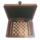 Wooden Travel Chess Set with Pegged Chessmen – 6"