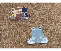 Adventure Dice Dice Cats: Deluxe Enamel Pin