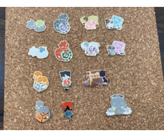 Adventure Dice Dice Cats: Enamel Pin