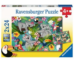 Ravensburger 2x24 pcs - Koalas and Sloths