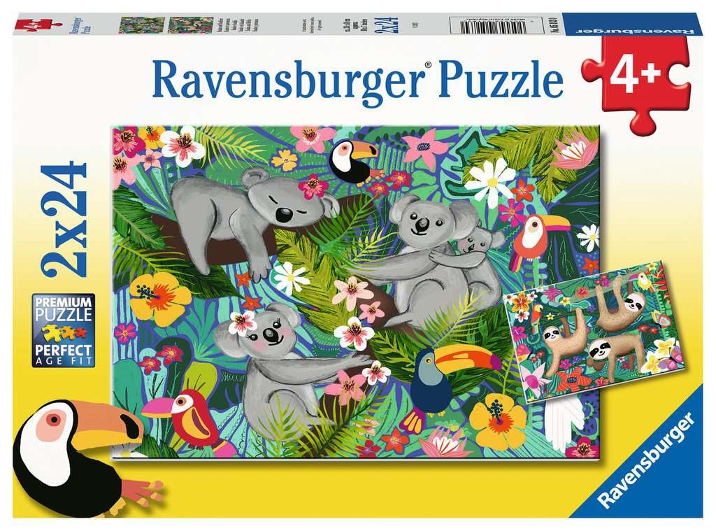 Ravensburger 2x24 pcs - Koalas and Sloths