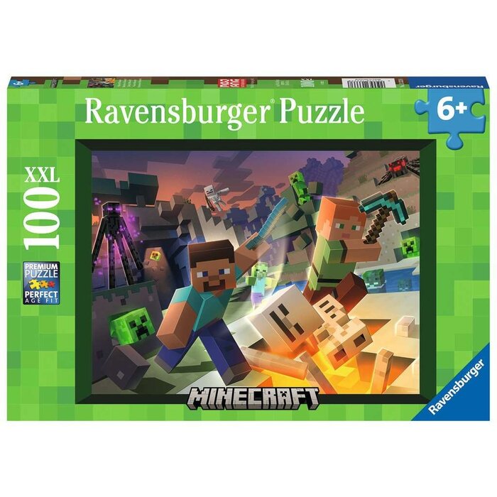 Ravensburger 100 pcs - Monster Minecraft (XXL)