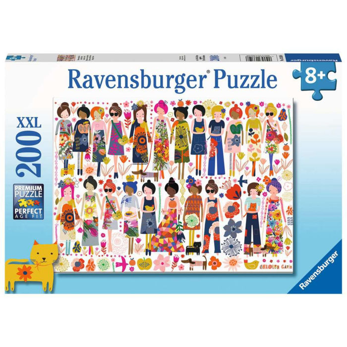 Ravensburger 200 pcs - Flowers and Friends (XXL)