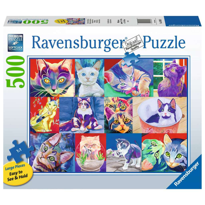 Ravensburger 500 pcs - Hello Kitty Cat (Large Piece Format)
