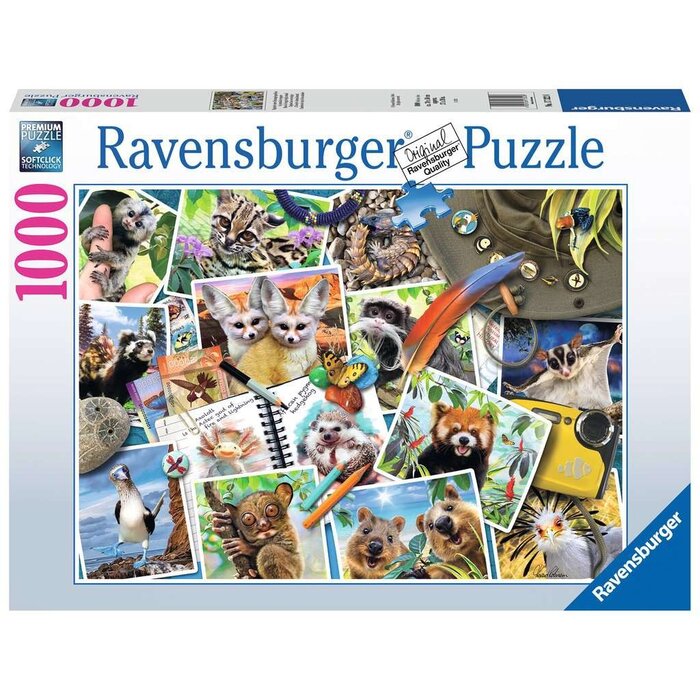 Ravensburger 1000 pcs - A Traveler's Animal Journal