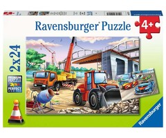 Ravensburger 2x24 pcs - Construction & Cars