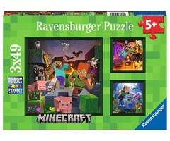Ravensburger 3x49 pcs - Minecraft Biomes