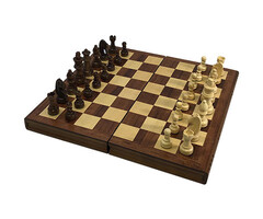 PlayIt Direct Chess Set 12" - Classic Folding Book Style