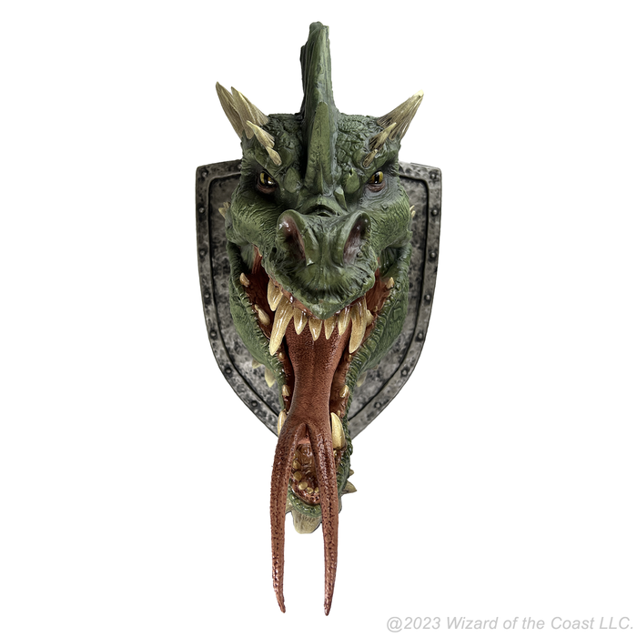 Wizkids/NECA LLC D&D Green Dragon Trophy Plaque