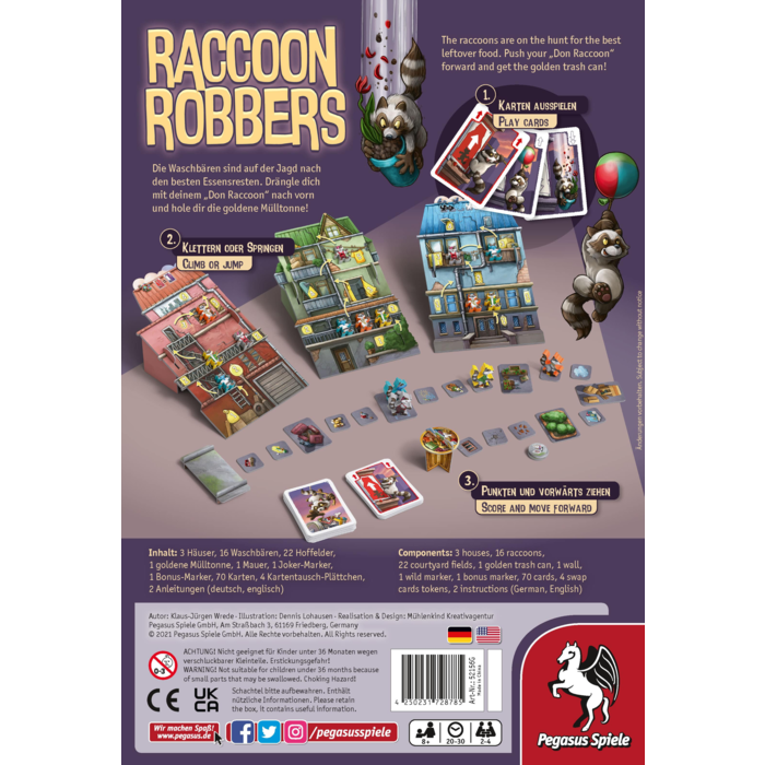 Pegasus Spiele Raccoon Robbers