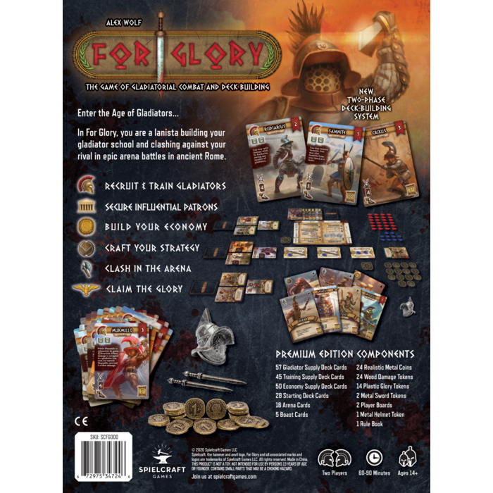 Spielcraft Games For Glory Premium Edition