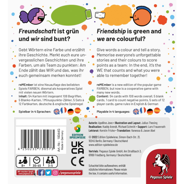 Pegasus Spiele Remember