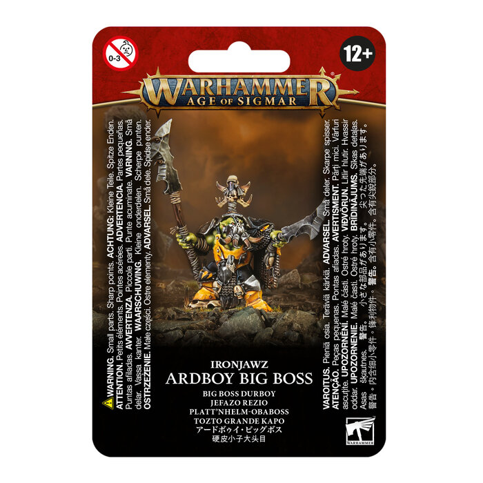 Games Workshop Warhammer Age of Sigmar: Orruk Warclans - Ardboy Big Boss