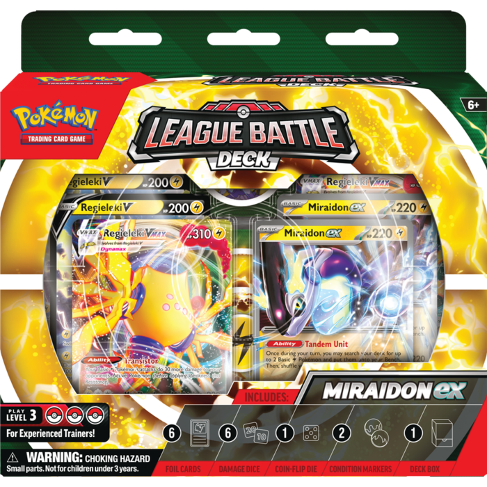 The Pokemon Company International Pokemon TCG - League Battle Deck: Miraidon ex *LIMIT 1 PER HOUSEHOLD*