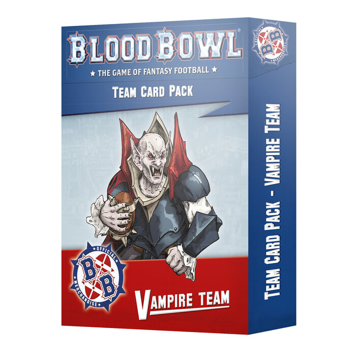 Games Workshop Blood Bowl: Vampire Team - Card Pack