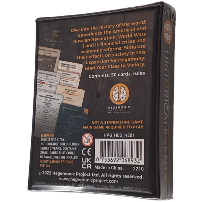 Hegemonic Project Games Hegemony: Historical Events Expansion