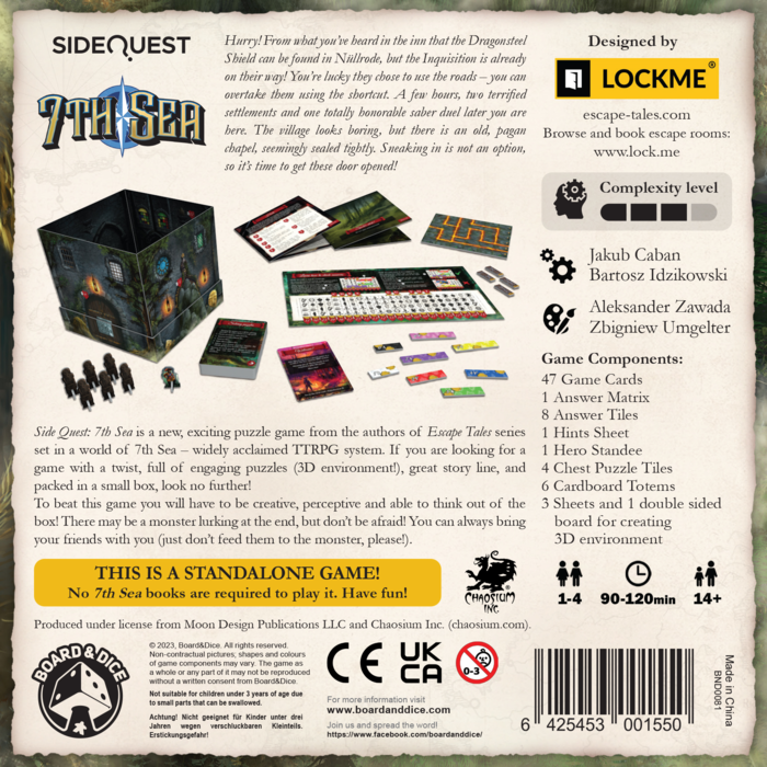 Board & Dice Side Quest: 7th Sea