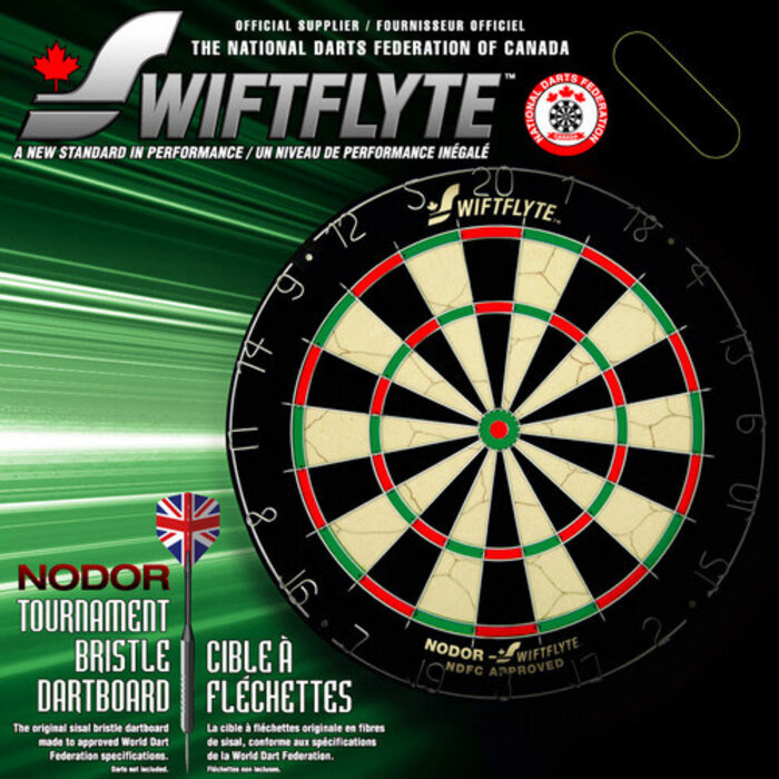 Swiftflyte Swiftflyte - Nodor Tournament Bristle Dartboard